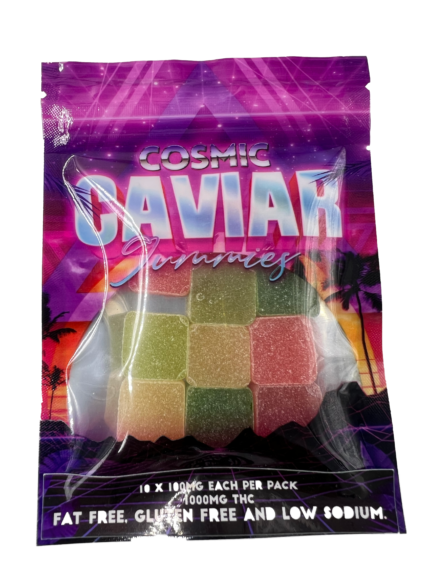 Cosmic Caviar - 1000mg THC - Cube Gummies