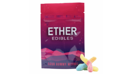 Ether Gummies – 180mg – Sour Gummy Worms