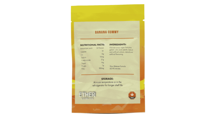 Ether Gummies - 180mg - Banana - Image 2