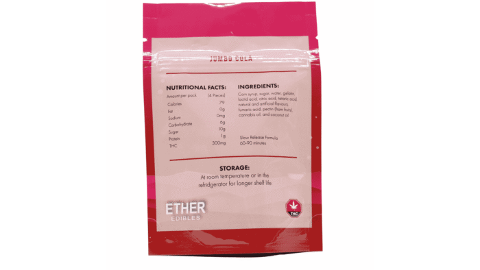 Ether Gummies - 300 mg - Jumbo Cola - Image 2