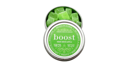 Boost Edibles - 150mg THC - Sour Green Apple Gummies