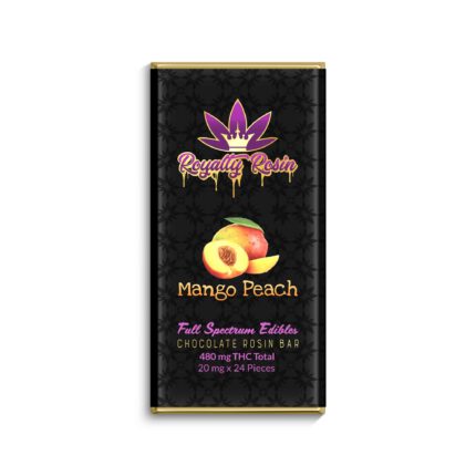 Royalty Rosin Full Spectrum Chocolate Bars - 480mg - Mango Peach