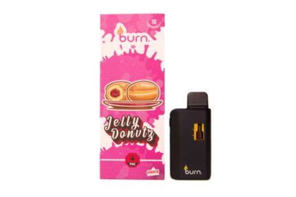 Burn Disposable Vapes - 3g - Jelly Donut (Hybrid)