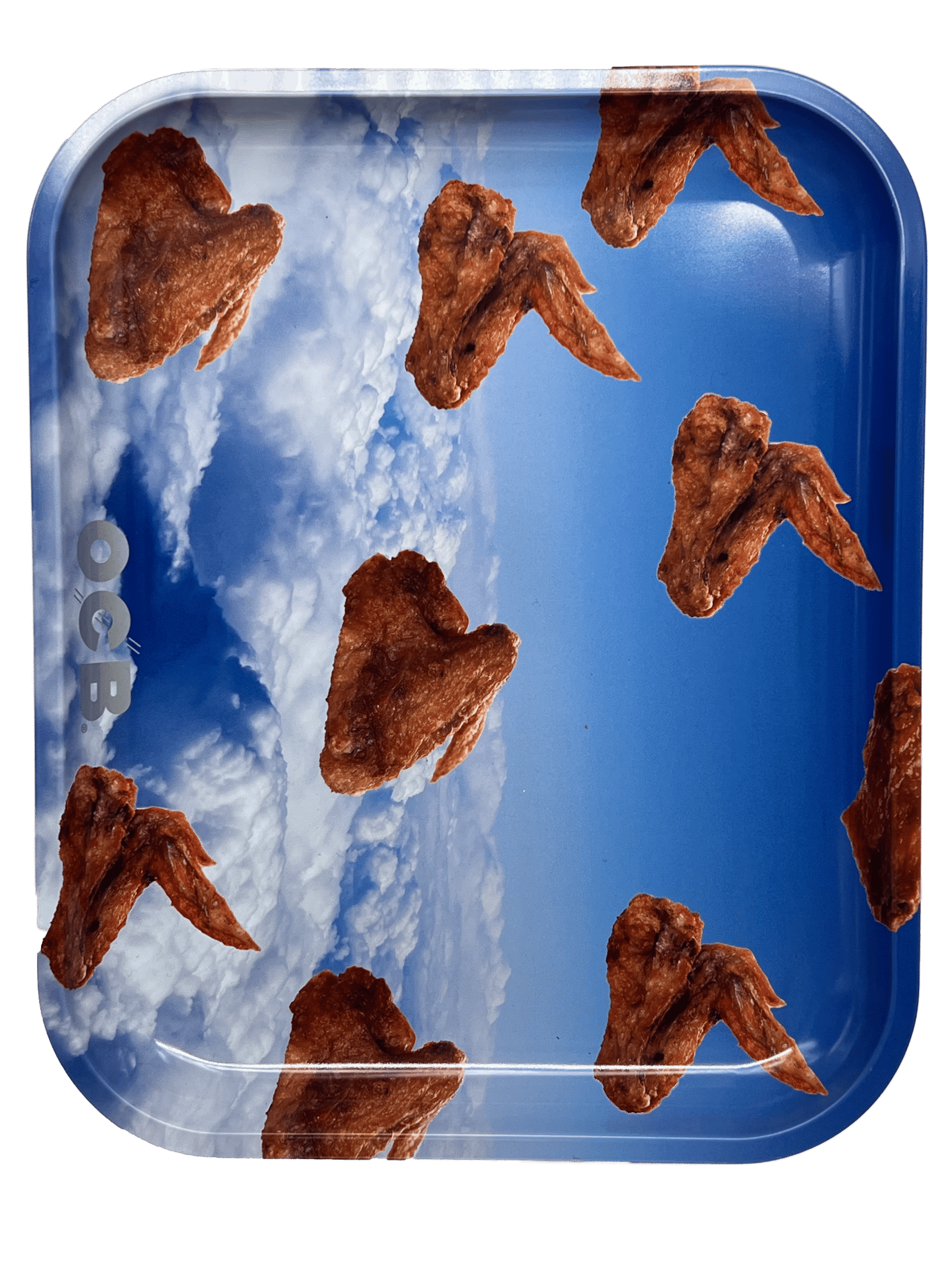 chickenwangs.png OCB - Chicken Wing Rolling Tray - Image 1