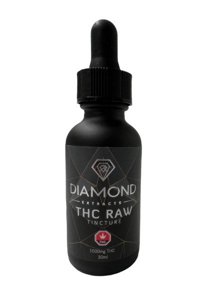 Diamond Concentrates THC Tincture - 1000mg - Raw Flavour