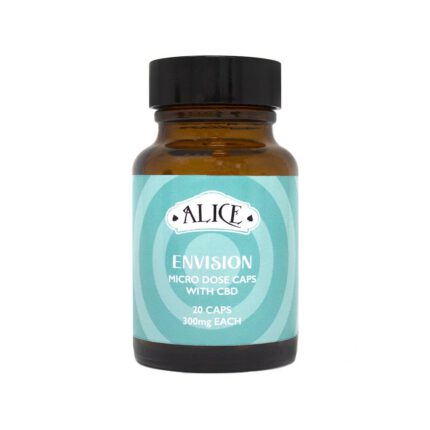 Alice Micro-Dose Capsules - Envision (CBD + Magic Mushroom - Golden Teachers)