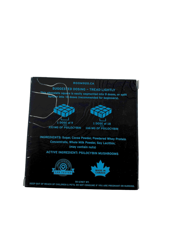 Room 920 Blue Meanie Cyanescens Cubes - 3g - Milk Chocolate - Image 2