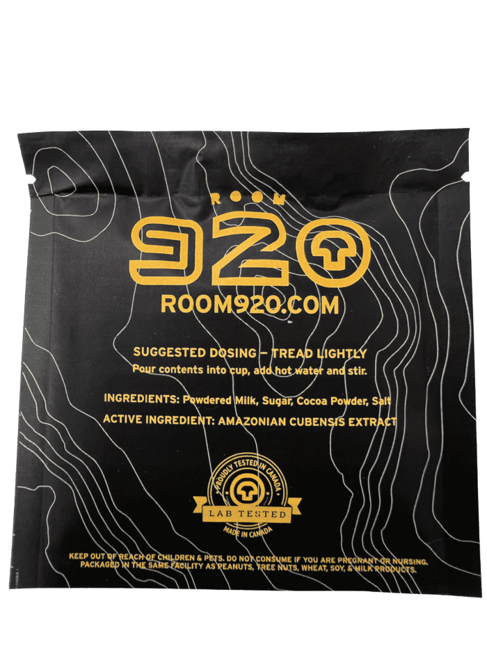 Room 920 Hot Chocolate Drink Mix - 1g - Amazonian Cubensis Mushrooms - Image 2
