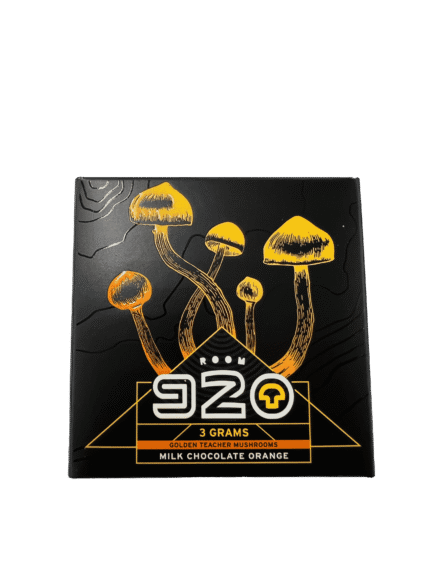 Room 920  Golden Teacher Mushrooms - 3g - Milk Chocolate Orange Bar