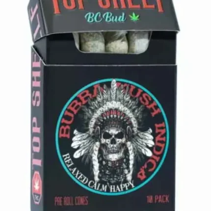 Top Shelf BC Pre-Rolls - 0.7g /10pack - Bubba Kush