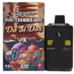Burn Dual Chamber Vape – 3g + 3g - Do Si Dos x Rainbow Sherbert  - 6 Gram THC