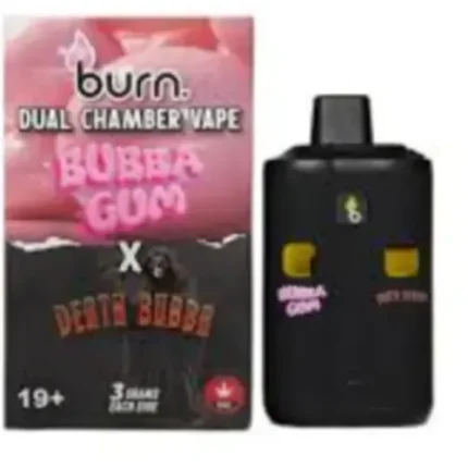 Burn Dual Chamber Vape – 3g + 3g - Bubble Gum x Death Bubba - 6 Gram THC