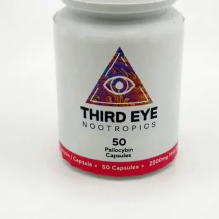 Third Eye Mushroom Capsules - 50x 50mg  -  2500mg Total Psilocybin