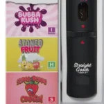 Straight Goods Triple Chamber Vape – 3g + 3g + 3g – Bubba Kush x Stoned Fruit x Strawberry Cough – 9 Gram THC