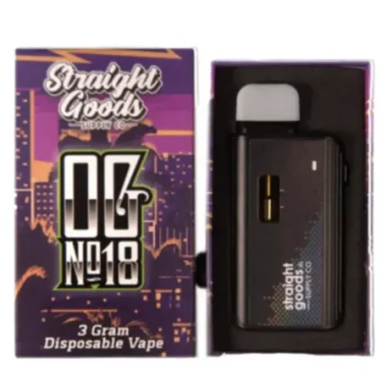 Straight Goods Disposable Vape Pen - 3g - OG-18