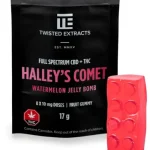 Twisted Extracts Sativa 1:1 Full Spectrum CBD / THC - 40mg THC + 40mg CBD - Watermelon