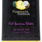 Royalty Rosin Full Spectrum Chocolate Bars - 480mg THC - Pineapple Coconut