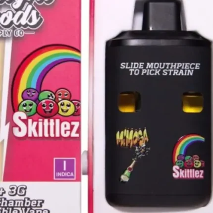 Straight Goods Dual Chamber Vape – 3g + 3g - Mimosa x Skittles - 6 Gram THC