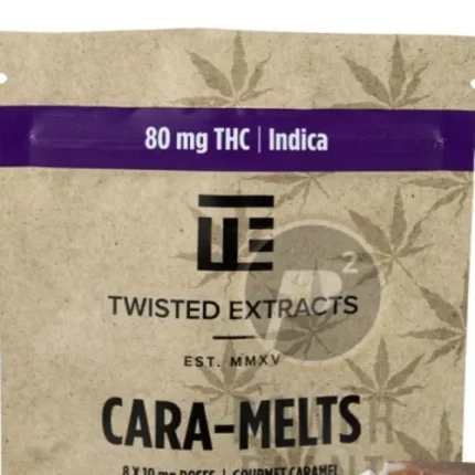 Twisted Extracts - 80mg THC - Cara-Melts Indica