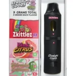 Straight Goods Triple Chamber Vape – 3g + 3g + 3g – Zkittles x Pink Citrus x Watermelon Bubblegum – 9 Gram THC