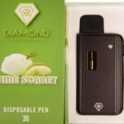 Diamond Concentrates Distillate Disposable Pen - 3g - Lime Sorbet
