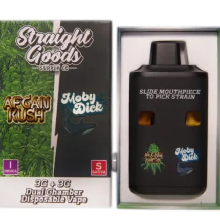 Straight Goods Dual Chamber Vape – 3g + 3g - Stoned Fruit x Red Lebanese Hashish - 6 Gram THC