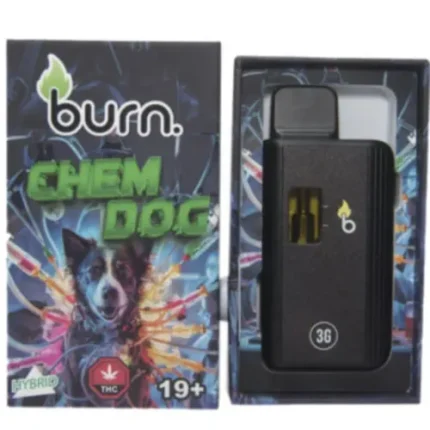 Burn Disposable Vapes - 3g - Chem Dog