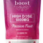 Boost High Dose Gummies - 1000mg THC - Passionfruit