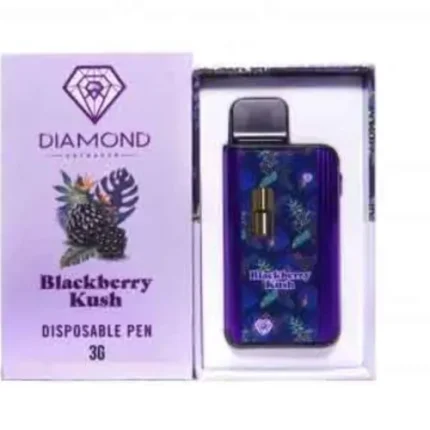 Diamond Concentrates Distillate Disposable Pen - 3g - Blackberry Kush