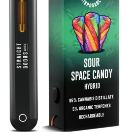 Straight Goods Supply Co. Distillate Disposable Pen - 2g -  Sour Space Candy